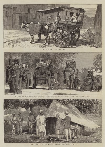 Vues en Inde - Alfred Chantrey Corbould